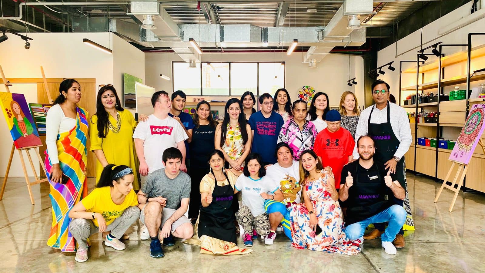 Asian Literary Society and ALS Parwaaz Forum (an initiative by ALSphere Foundation) organized an art workshop with people of determination at Mawaheb Art Studio in Dubai